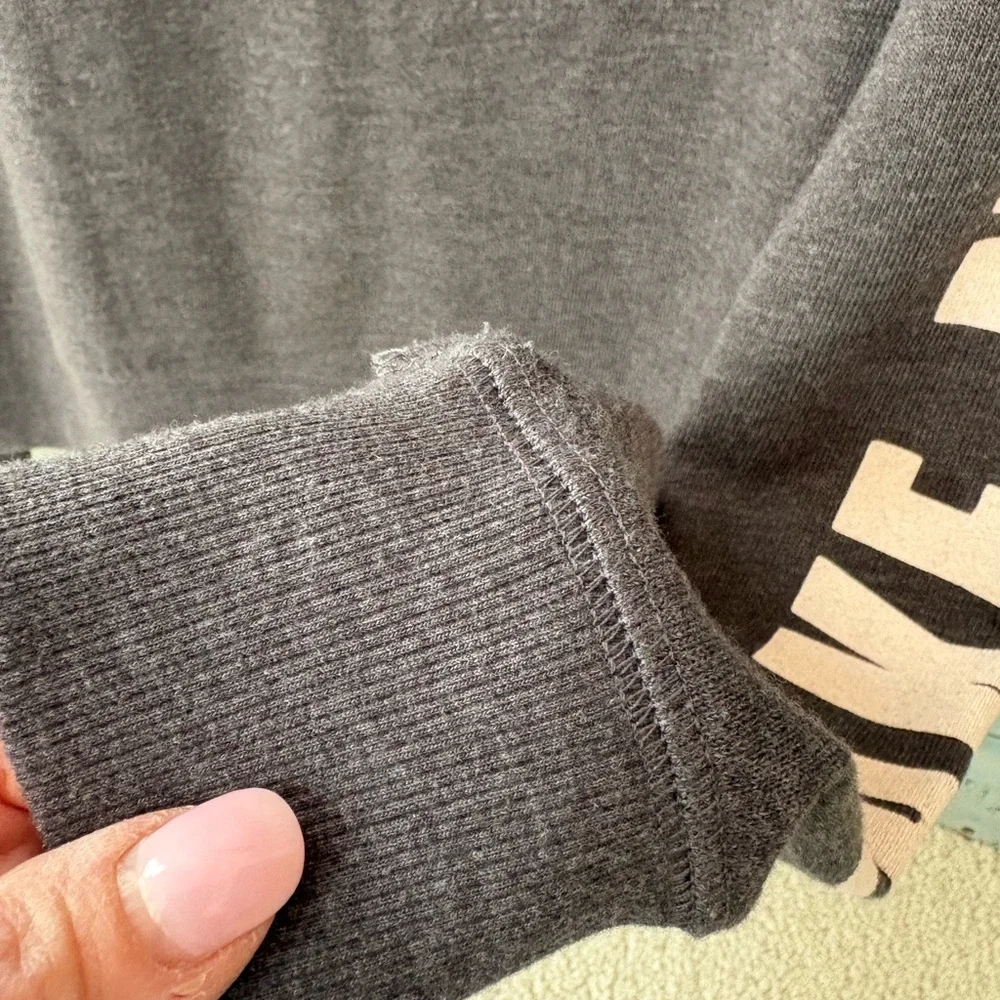 “Take Me To Happy Hour” Gray Knit Sweater by Junk Food Los Angeles - Picture 6 of 16